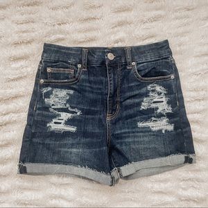 American Eagle Dark Washed Shorts